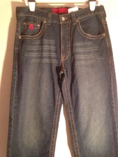 NWT MEN TACO PREMIUM DARK WASH JEANS W32 L30