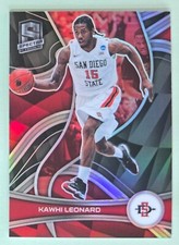 2022 Panini Chronicles Draft Spectra Silver Prizm #28 Kawhi Leonard