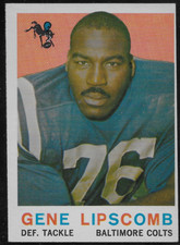 1959 Topps #36 Gene Lipscomb RC Baltimore Colts Near Mint!