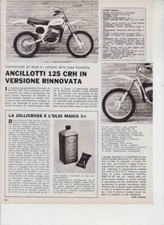 advertising Pubblicità-MOTO ANCILLOTTI 125 CRH 1978 MOTOITALIANE MOTOCROSS EPOCA