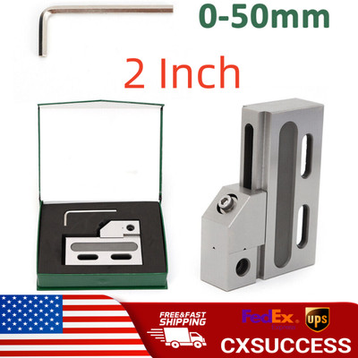 2 Inch Manual Fixed EDM Vise Jaw Opening Clamp Precision Milling Lathe Vice 50mm