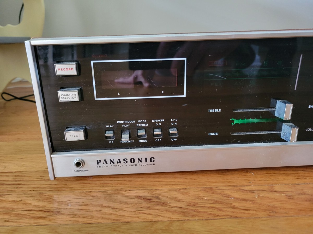 PANASONIC RS-8205 AM/FM 8 Track Stereo | eBay
