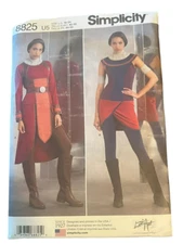 Simplicity Futuristic Space Warrior 8825 LoriAnn Costume Pattern 16-24 Uncut Z3