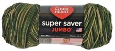 Red Heart Super Saver Yarn Camouflage 073650815621 New