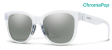 NEW Smith Caper Sunglasses-Matte Crystal-Chromapop Platinum Lens
