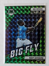 2022 Panini Mosaic Randy Arozarena Big Fly Green Mosaic Prizm #BF-2 TB Rays