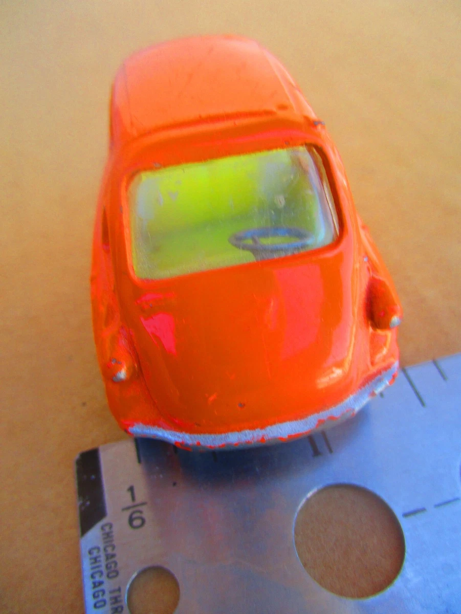 Vintage 1960 s CORGI TOYS HEINKEL 1 BUBBLE CAR ORANGE NO. 233