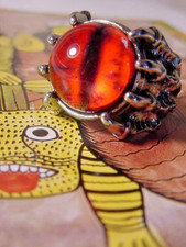 magic dragon eye ring stainless steel chakra ...