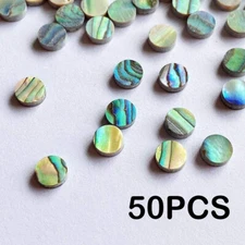 50x PAUA Abalone Shell Inlay Dot Guitar Ukulele Fingerboard Luthier Jewelry 2mm