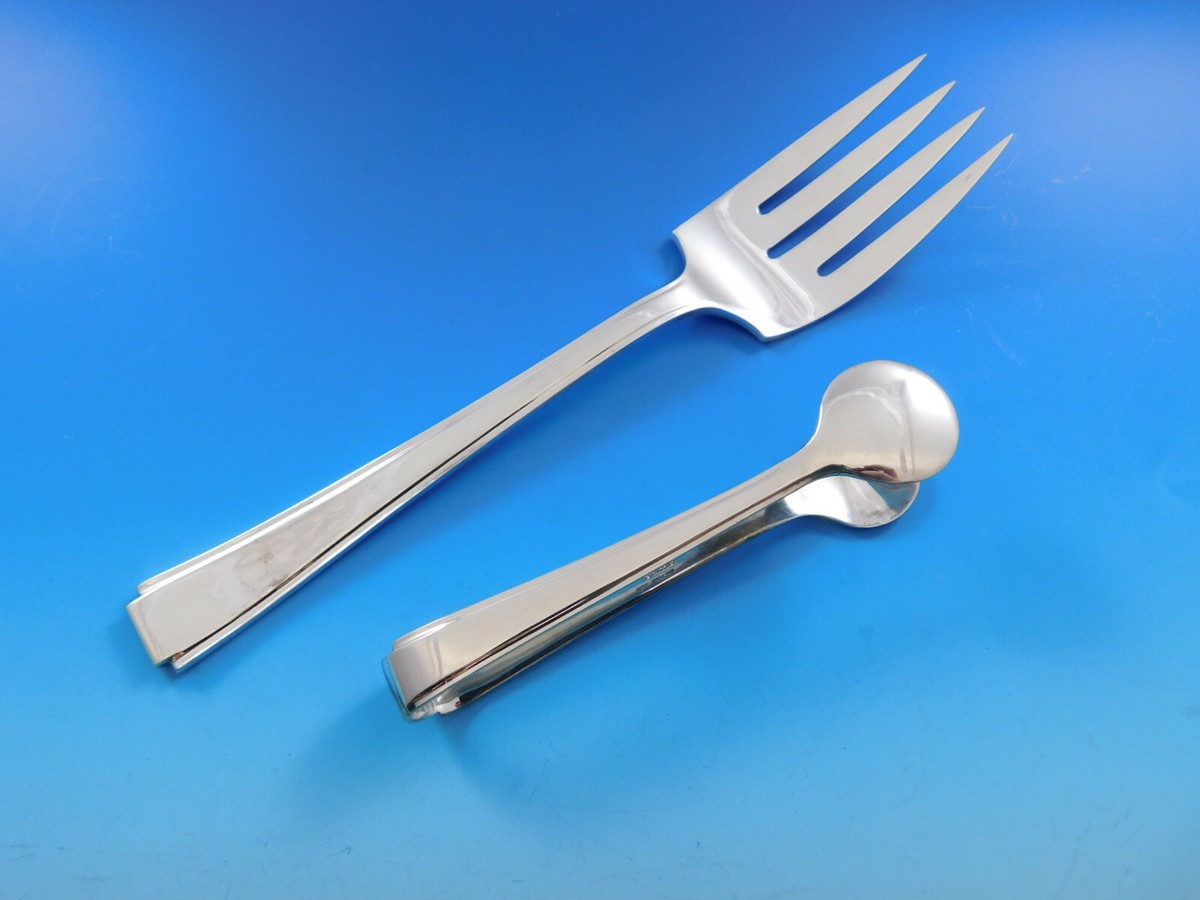 Japanese Modern Classic 950 Sterling Silver Flatware Set Dinner