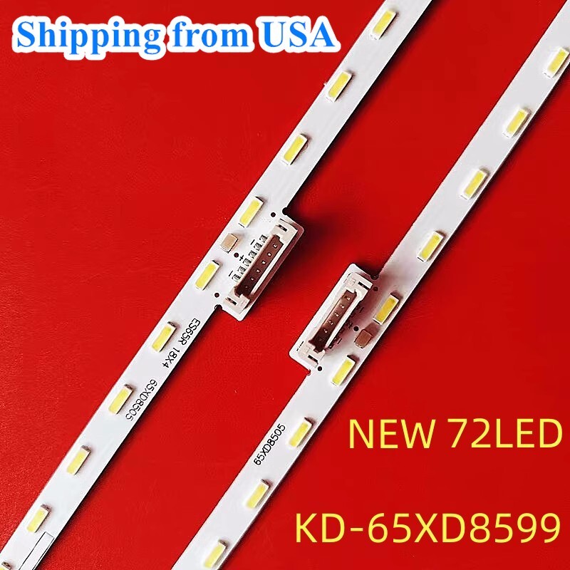 2-tlg. LED-Streifen-Set Für Sony KD-65X8500D & ähnliche Modelle – Gleichmäßige Beleuchtung