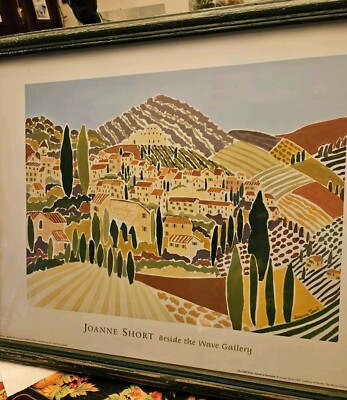 Joanne Short Open Edition Print Beside The Wave Gallery Wood Framed 17.5'' X 21.5
