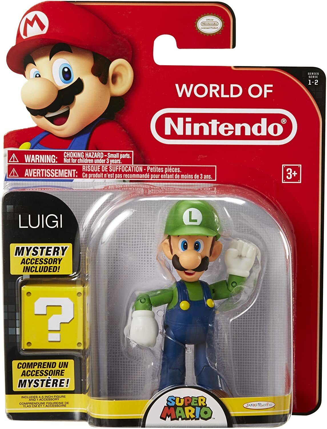 World of Nintendo   Super Mario   Luigi   Figurine Articulee