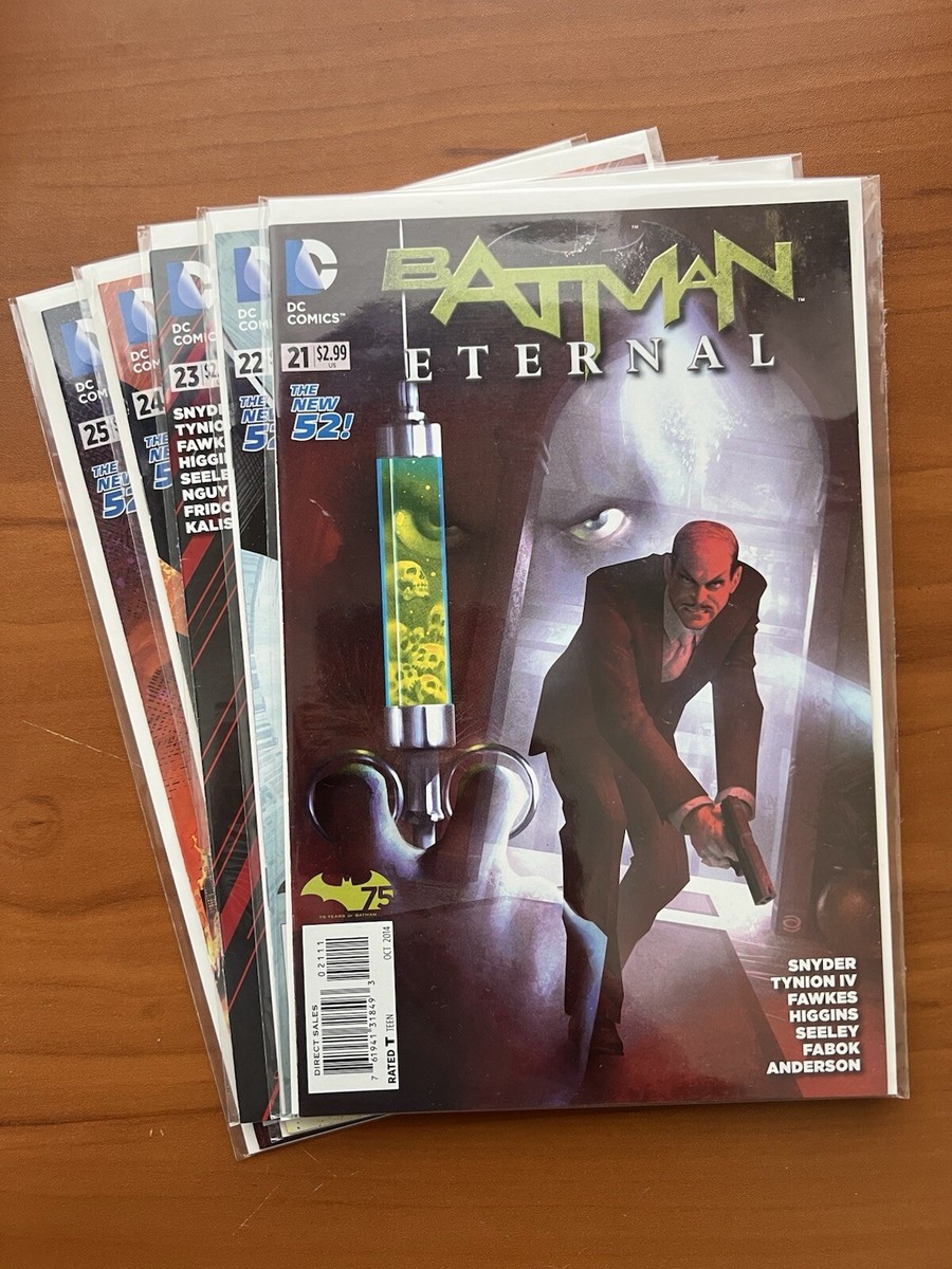 DC Batman ETERNAL Comics New 52 75 Year Anniversary Comics #21-25