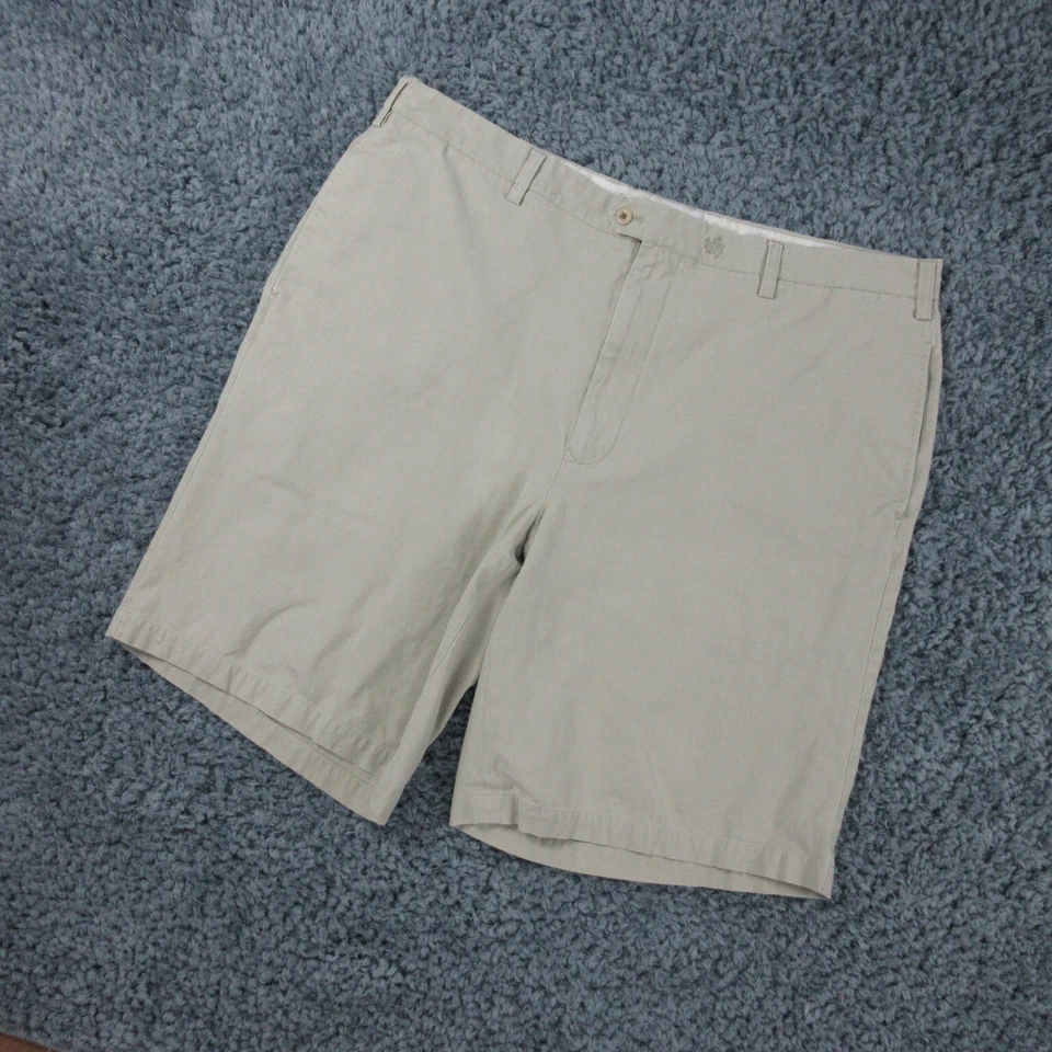 Nat Nast Shorts Mens 40 Beige Tan Silk Blend Chino 40x10* ' - Image 2 of 4