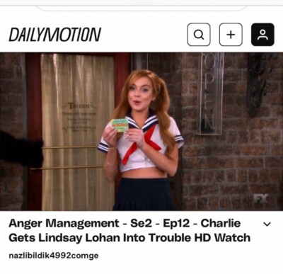 Television Script Anger Management Charlie Sheen Lindsay Lohan S2