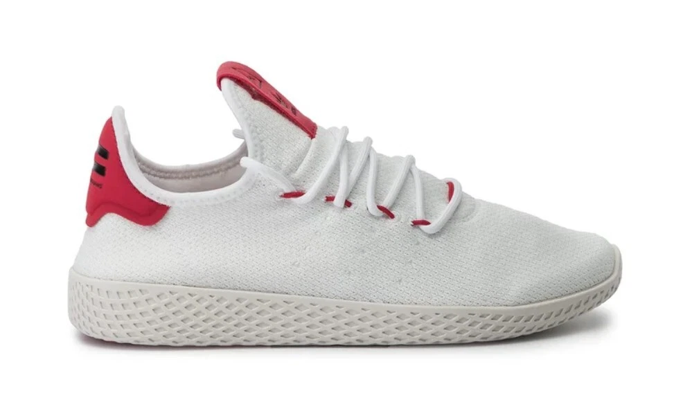 adidas Originals x Pharrell Williams Tennis HU Sneakers In Gray