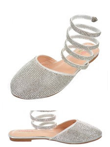 flat shoes wrap around ankle