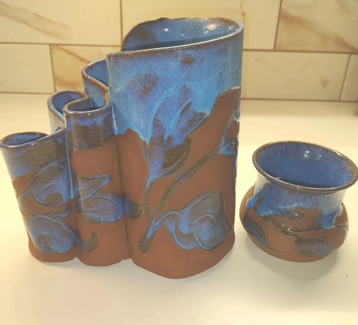 Earthenware Pottery Utensil Holder And Egg Separator Designed By Shirley