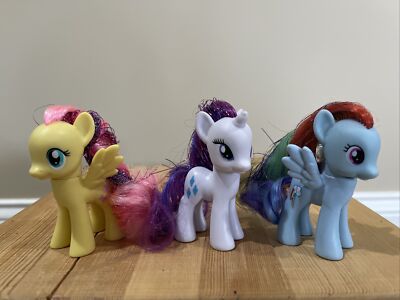 マイリトルポニー　ハズブロ　G4 Tinsel Hair ティンセルヘアー My Little Pony G4 Rainbow Dash Brushable Toy Tinsel Hair | eBay
