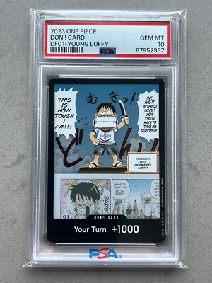 DON 2023 !! Carte DF01 Jeune Luffy Devil Fruits Collection Vol. 1