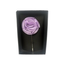 New in box Men's Suit brooch chest Rose flower lapel pin formal wedding Lavender