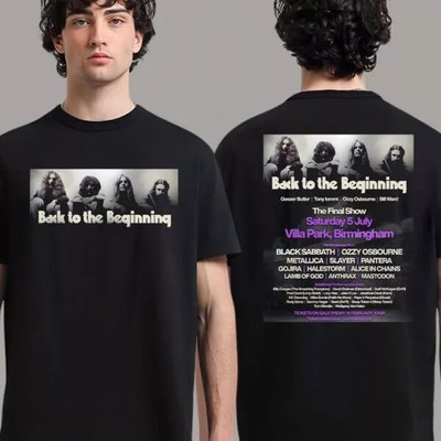 Black Sabbath Back To The Beginning At Villa Park Birmingham On 7 5 2025 Shirt