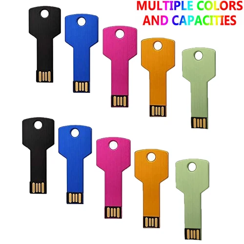 2GB-64G Lot Metal Key Shape USB Flash Drive Memory Stick Thumb Pen Drive Storage