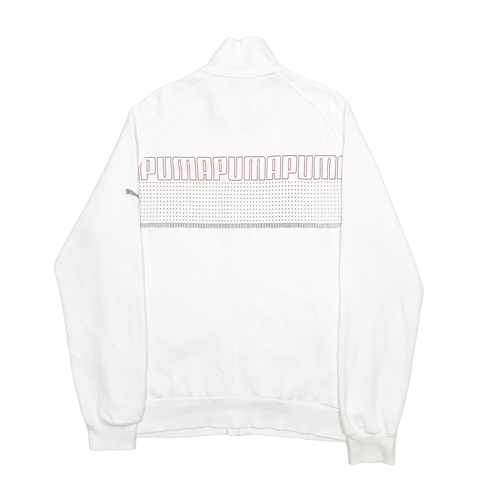 PUMA Full Zip Cotton & Polyester Jumper Sweatshirt Mens L image 4