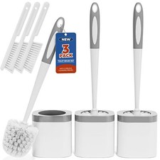 Toilet Brush 3 Pack Toilet Brush And Holder Set Bathroom Accessories Toilet Bowl