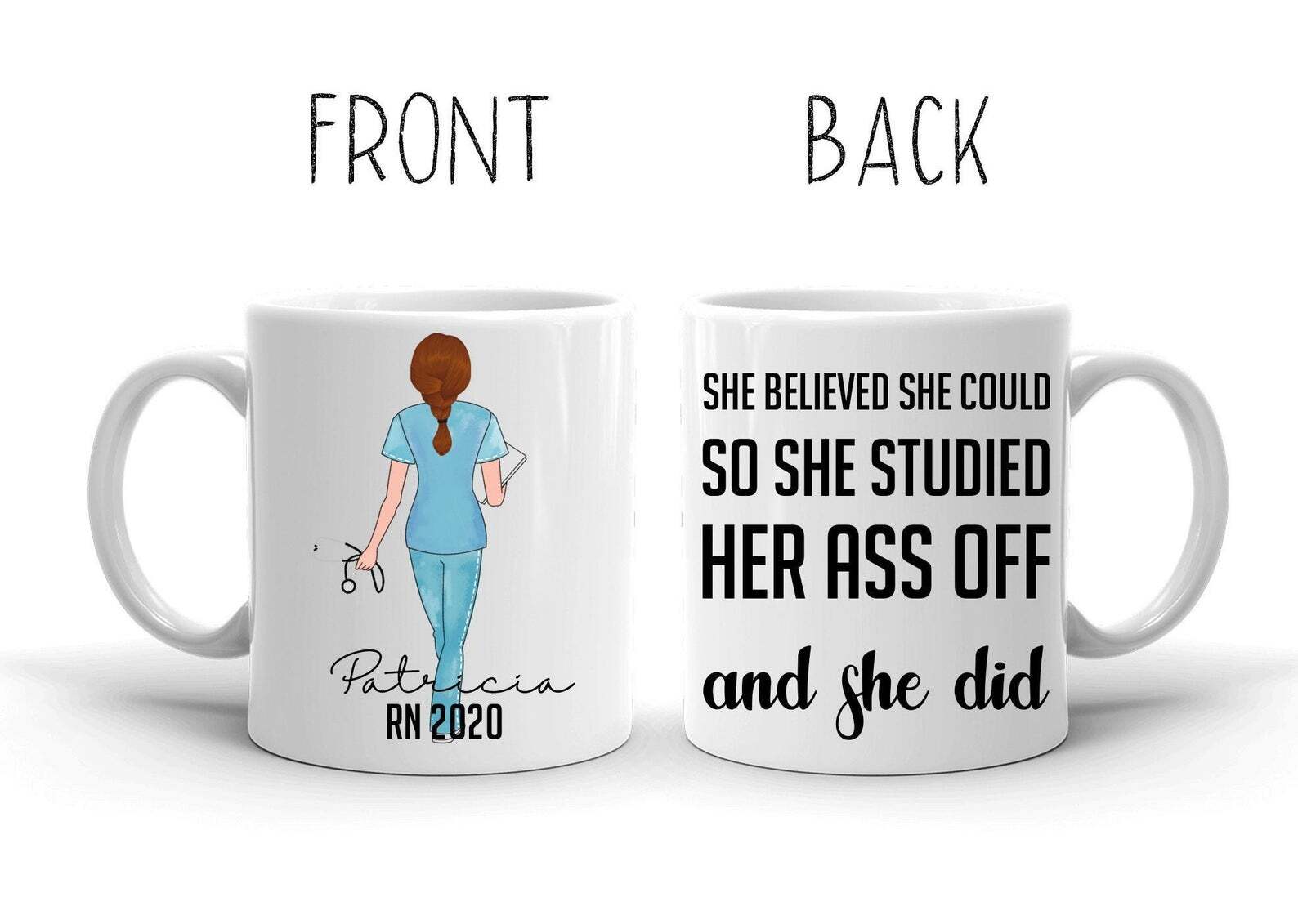 Personalized Nurse Mug Nurse Mug Custom Coffee Mug Future Nurse Gift Nursing