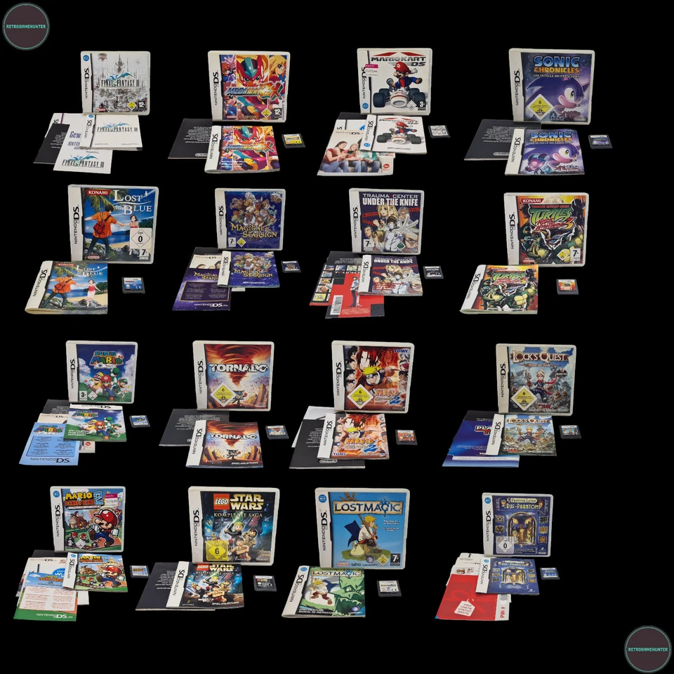 Nintendo DS Spiele Auswahl PAL Mario Layton LEGO Turtles Naruto Sonic Mega Man - Bild 1 von 1
