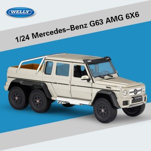 Details About 124 Gold Mercedes Benz G63 Amg 6x6 Model Cars Vehicles Toys Collection By Welly