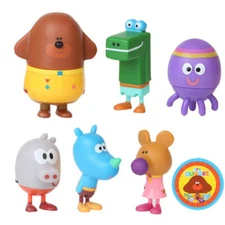 6x Hey Duggee Action Figures Toys Set Cute Doll Toys Kids Birthday Gifts