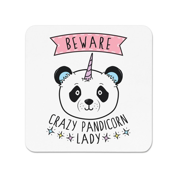 Beware VerrüCkte Pandicorn Damen KüHlschrankmagnet - Panda Einhorn Lustig-image