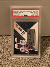 2011 SA-GE Autographs Platinum #A-36 CAM NEWTON PSA 10 / DNA Auto RC 10 pop1
