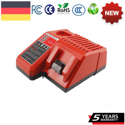 12-18V For Milwaukee Rapid Charger M12-18C M12 M18 48-11-1850 Li-ion Ladegerät