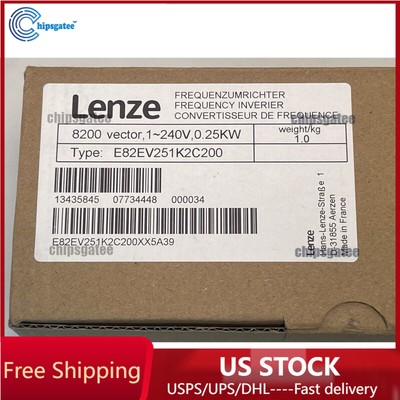 Lenze E82EV251_2C200 Frequency Inverter 8200 Vector E82EV251K2C200 US Seller NEW