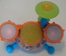 VTech KidiBeats Kids Drum Set "USED" WORKS PERFECT  FUN