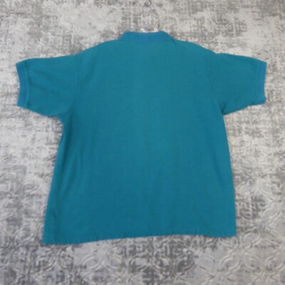 Vintage Patagonia Polo Shirt Mens Large Blue Knit Outdoors Faded