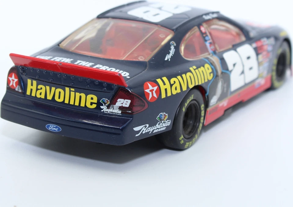 Coche diecast Ford Taurus 2000 Ricky Rudd #28 de las Fuerzas Armadas de Texaco Marines 1:24 Foto 4 de 4