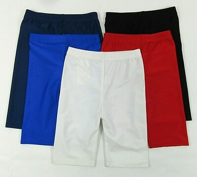 Radshorts Tanz PE Fitnessstudio elastischer Bund Lycra Laufen glänzend 5 Farboptionen