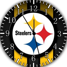 Pittsburgh Steelers Wall Clock F31 Personalized option with adding names