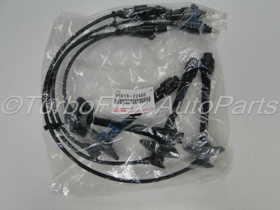Toyota Camry Solara RAV4 4 cilindros Juego de cables de bujías originales OEM 90919-22400 Foto 2 de 4
