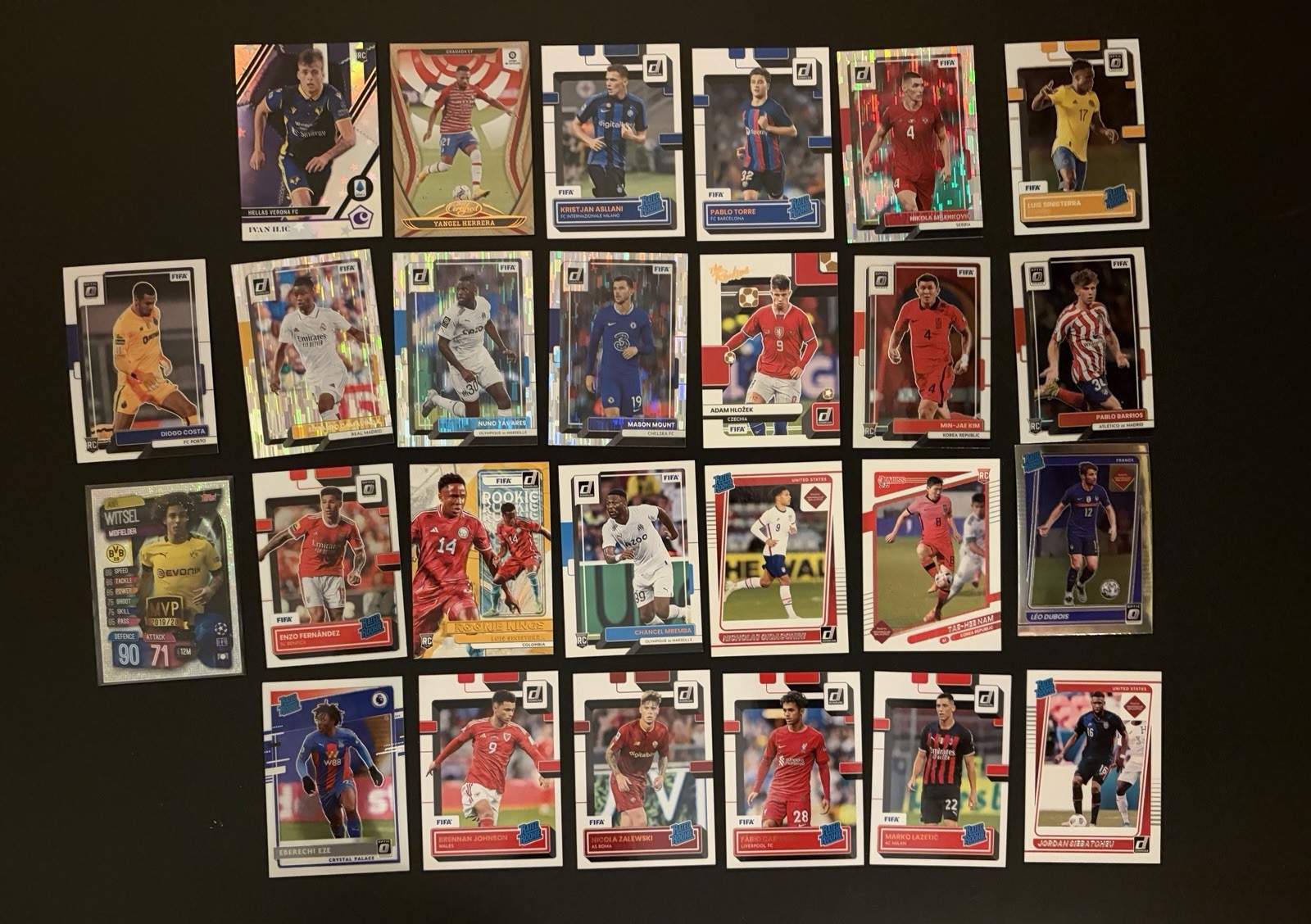 Soccer 200+ Card Lot - Rookies/Inserts/Prizms - Topps/Donruss/Optic view 12