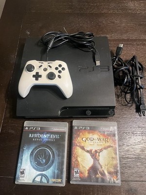 Sony PlayStation 3 Slim PS3 120GB 4.86 3 Games Controller CECH-2001A