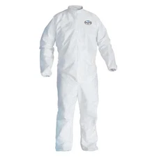 Kleenguard 41493 Disposable Coveralls, L, Elastic, Pk25