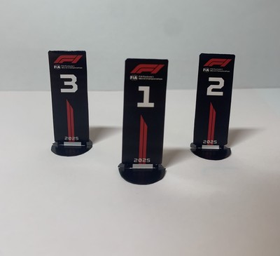 1,2,3 Pitboards 1:43 (Slate F1) / Race Position (2025)