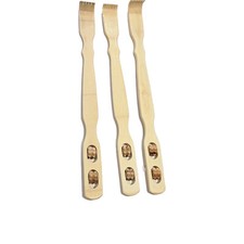 Wooden Back Scratcher Long Handle Reach Itch Relief Self Scratch Tool 3 Pack
