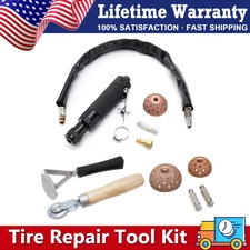 Air Tire Repair Polish Patch Tools, Include 2500rpm Low Speed Air Tire Buffer...